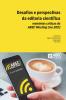 capa de Desafios e perspectivas da editoria científica: memórias críticas do ABEC Meeting Live 2021. Fundo amarelo com letras pretas.